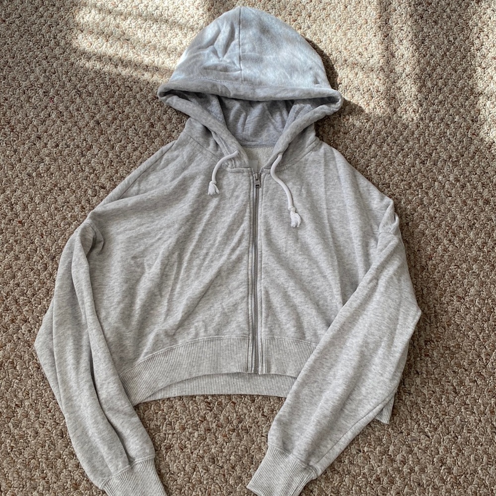 Hollister crop hoodie